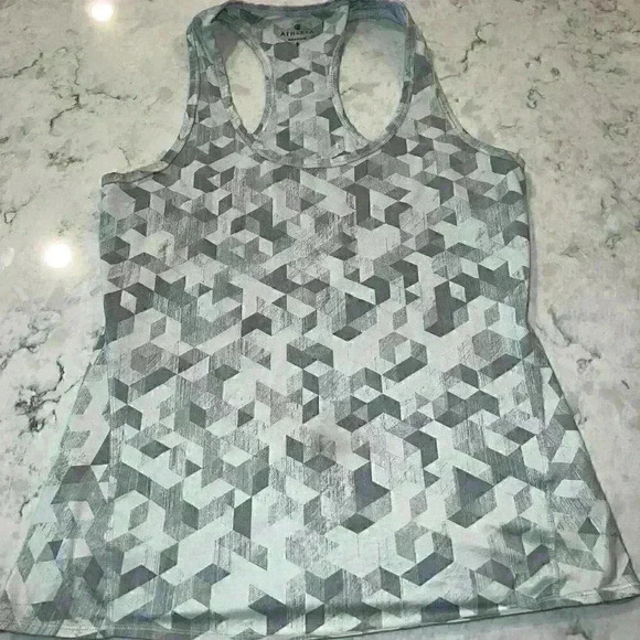 Athleta Size S Small Geometric Print Top - Picture 1 of 7